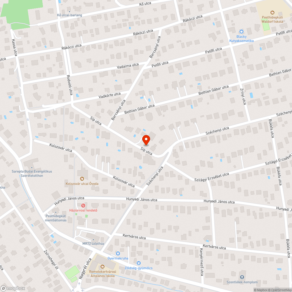 kátyú bejelentés helye