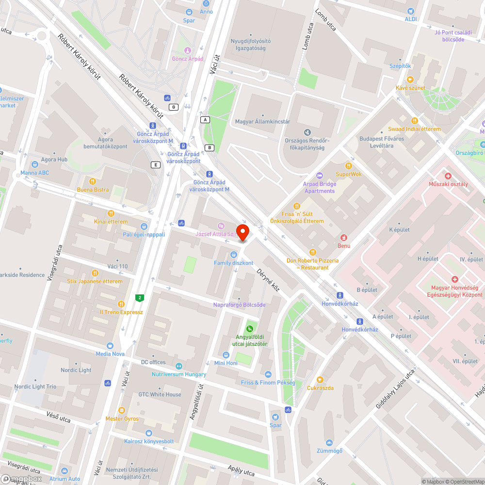 Kaotikus járdán-zöldterületen parkolás bejelentés helye