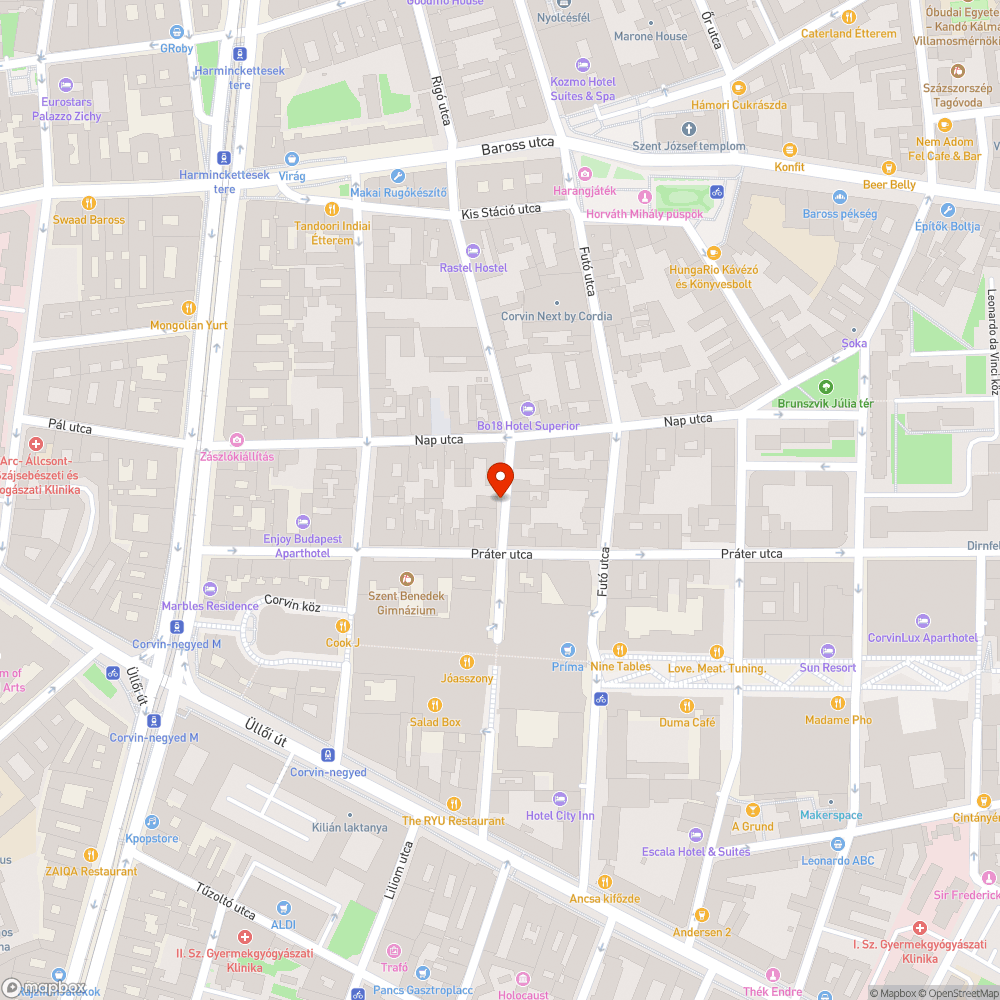 Megrongált szekrény bejelentés helye