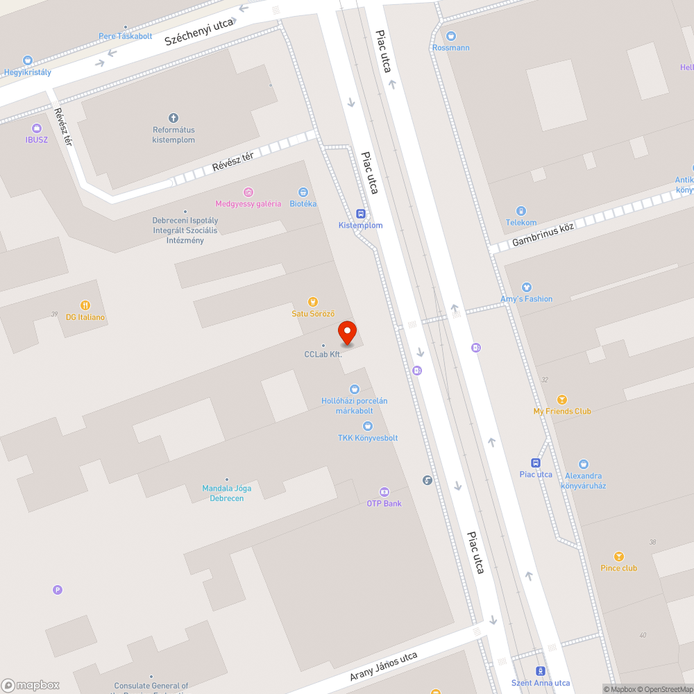 Szemét bejelentés helye