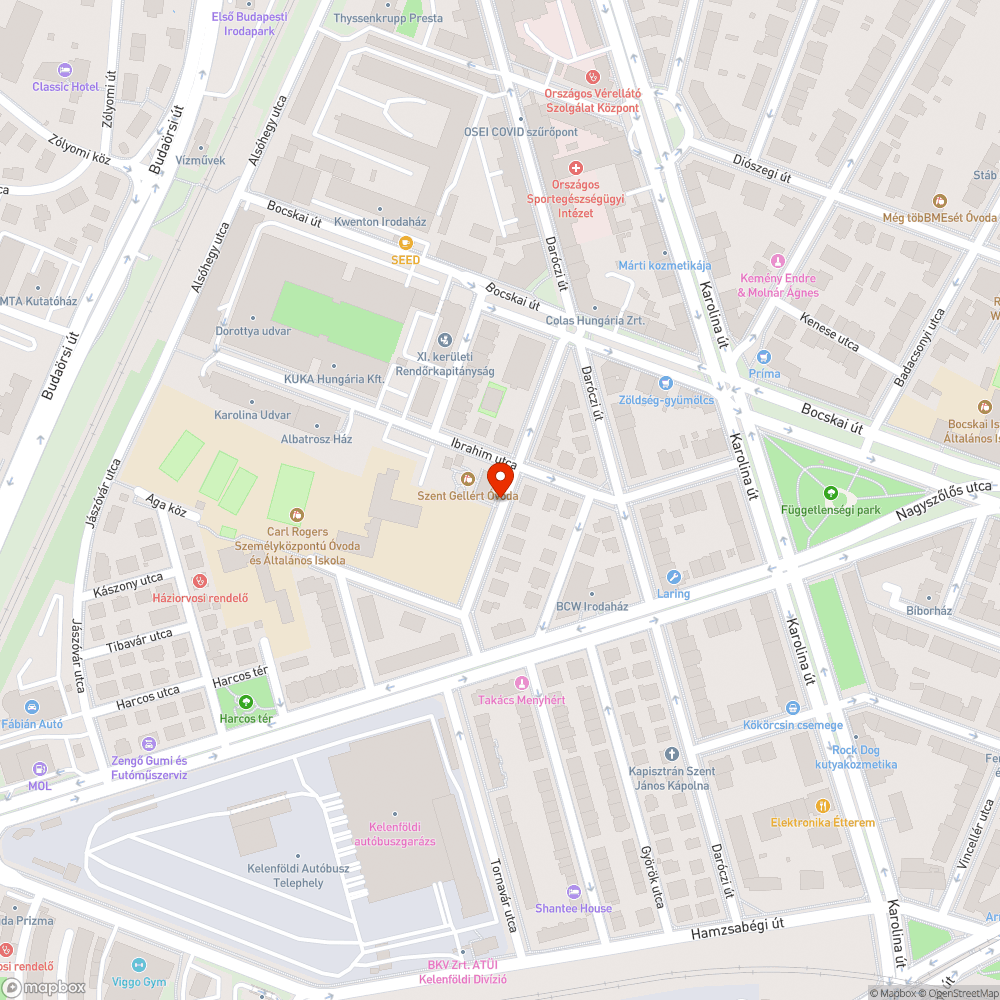 Hiányos fekvőrendőr bejelentés helye