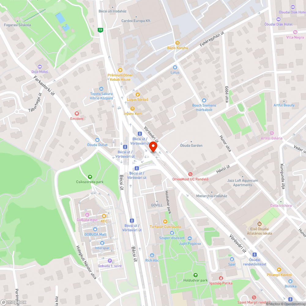 Nem működő gyalogátkelő lámpa bejelentés helye