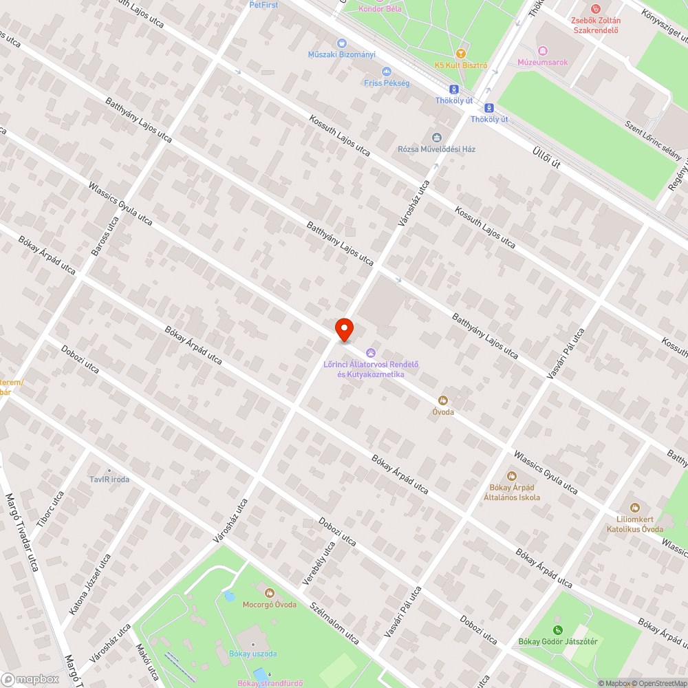 Több mély kátyú az úttesten bejelentés helye