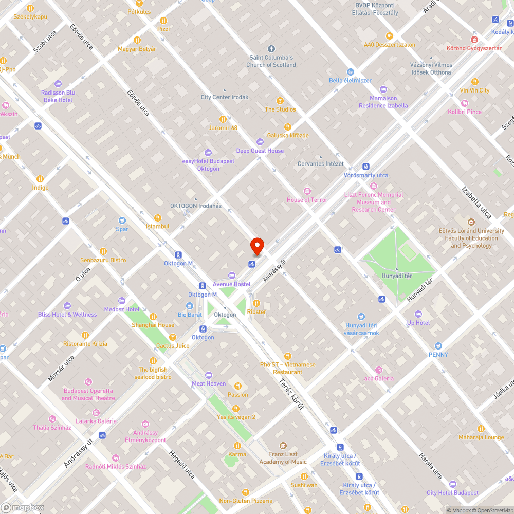 Olajfolt Andrássy út szerviz úton bejelentés helye