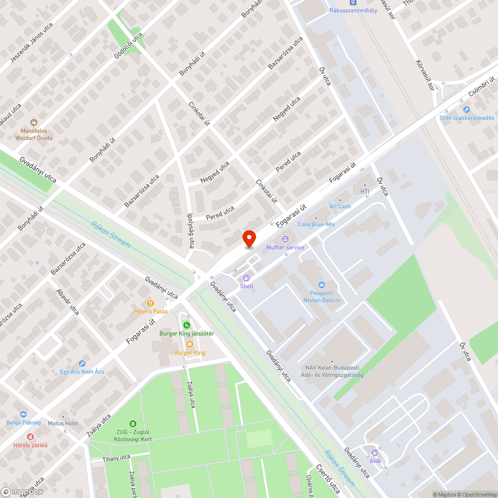 Használaton kívüli jármű bejelentés helye