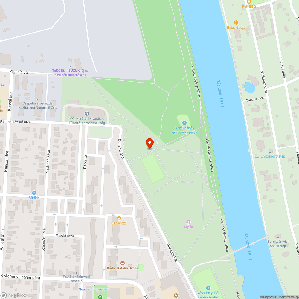 Daru-domb teljes sötétségben bejelentés helye