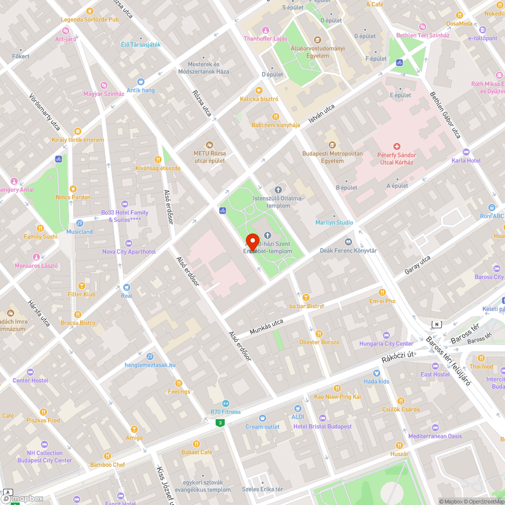 Közterületen hagyott személyautó bejelentés helye