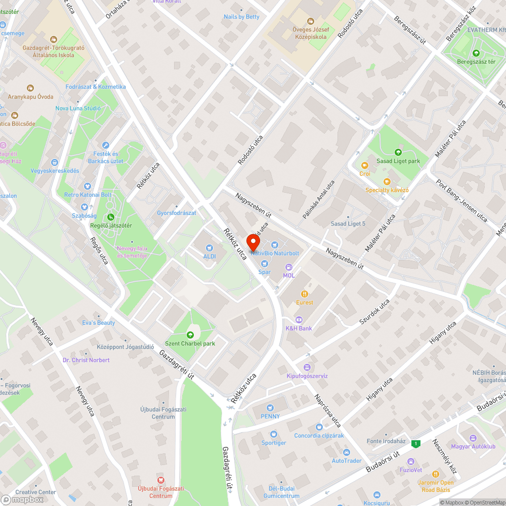 Koszos járda bejelentés helye