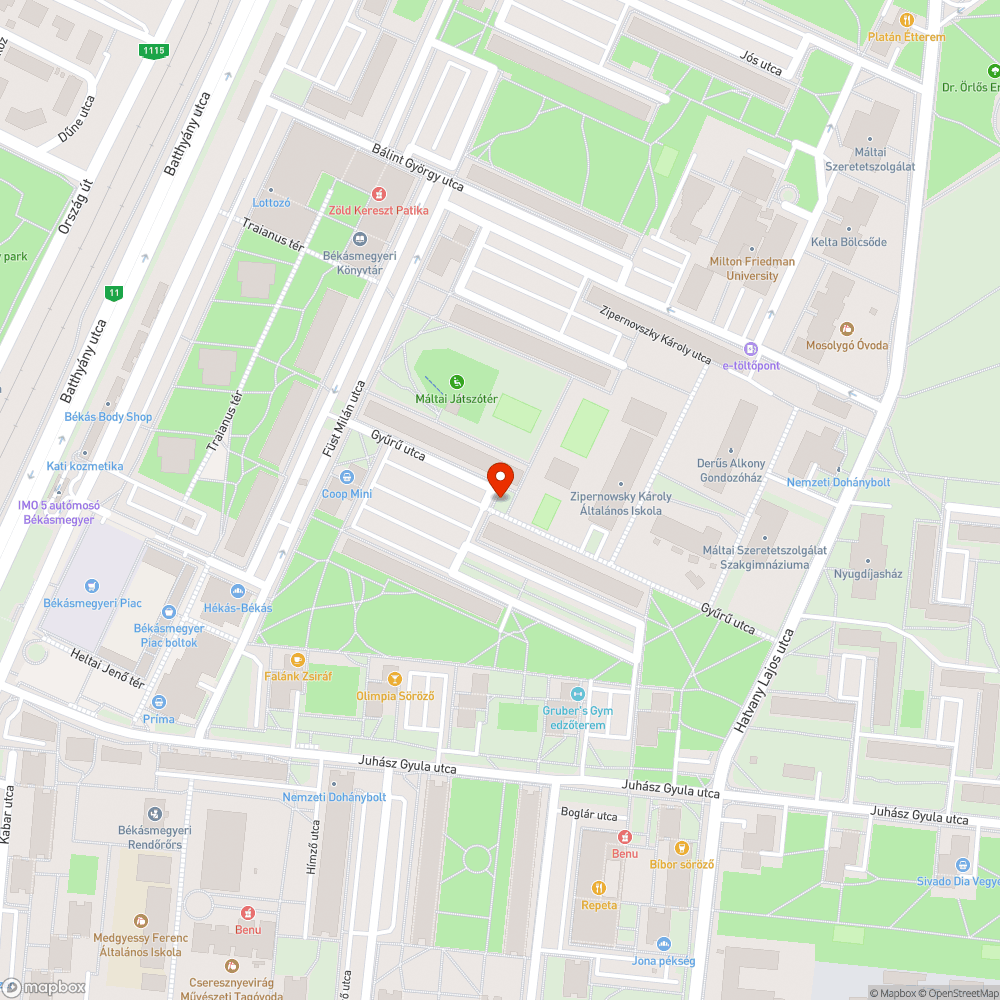 Lekopott utcanévtábla bejelentés helye