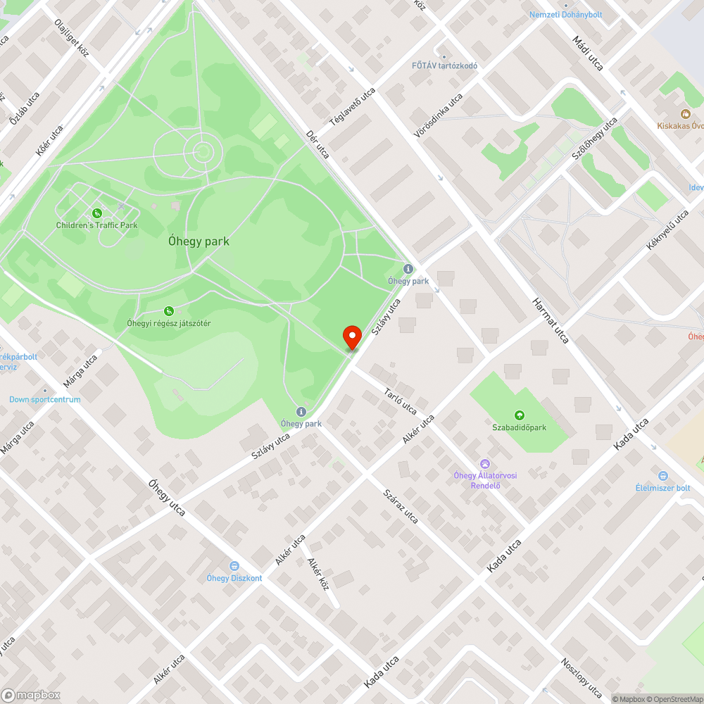 Kicserélt Gyalog-kerékpárút tábla bejelentés helye