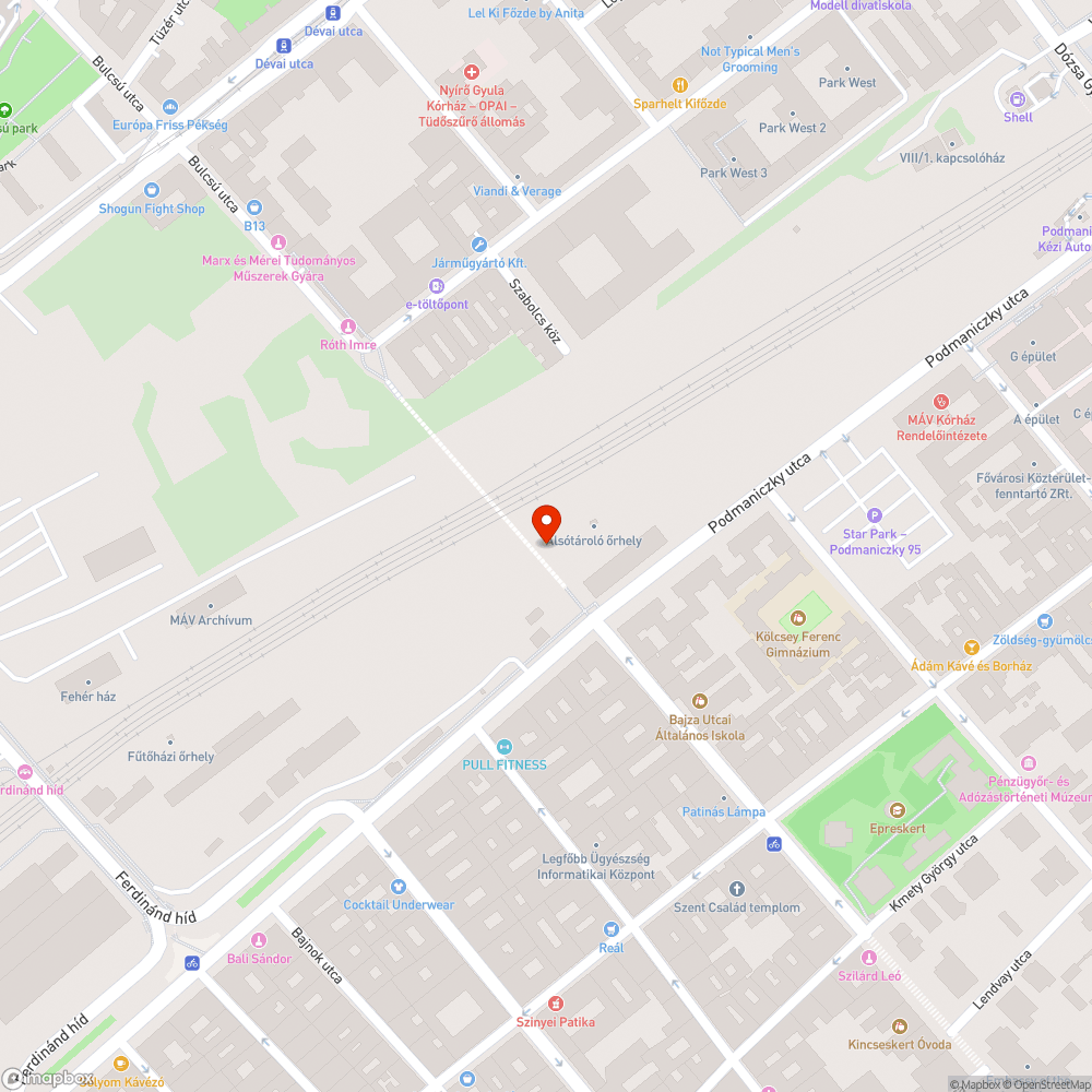 Kiégett a lámpa Budapest legrégebbi aluljárójában bejelentés helye