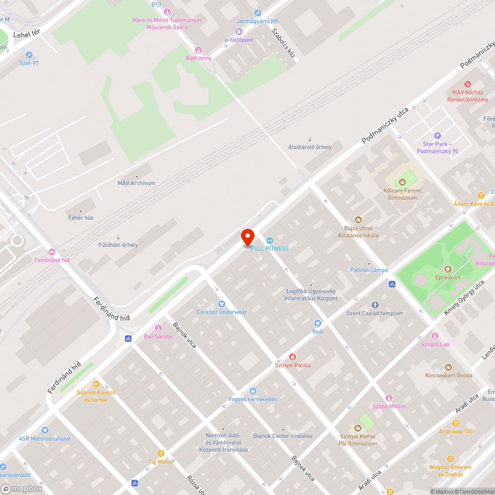 Vasalatig kopott aknafedő bejelentés helye