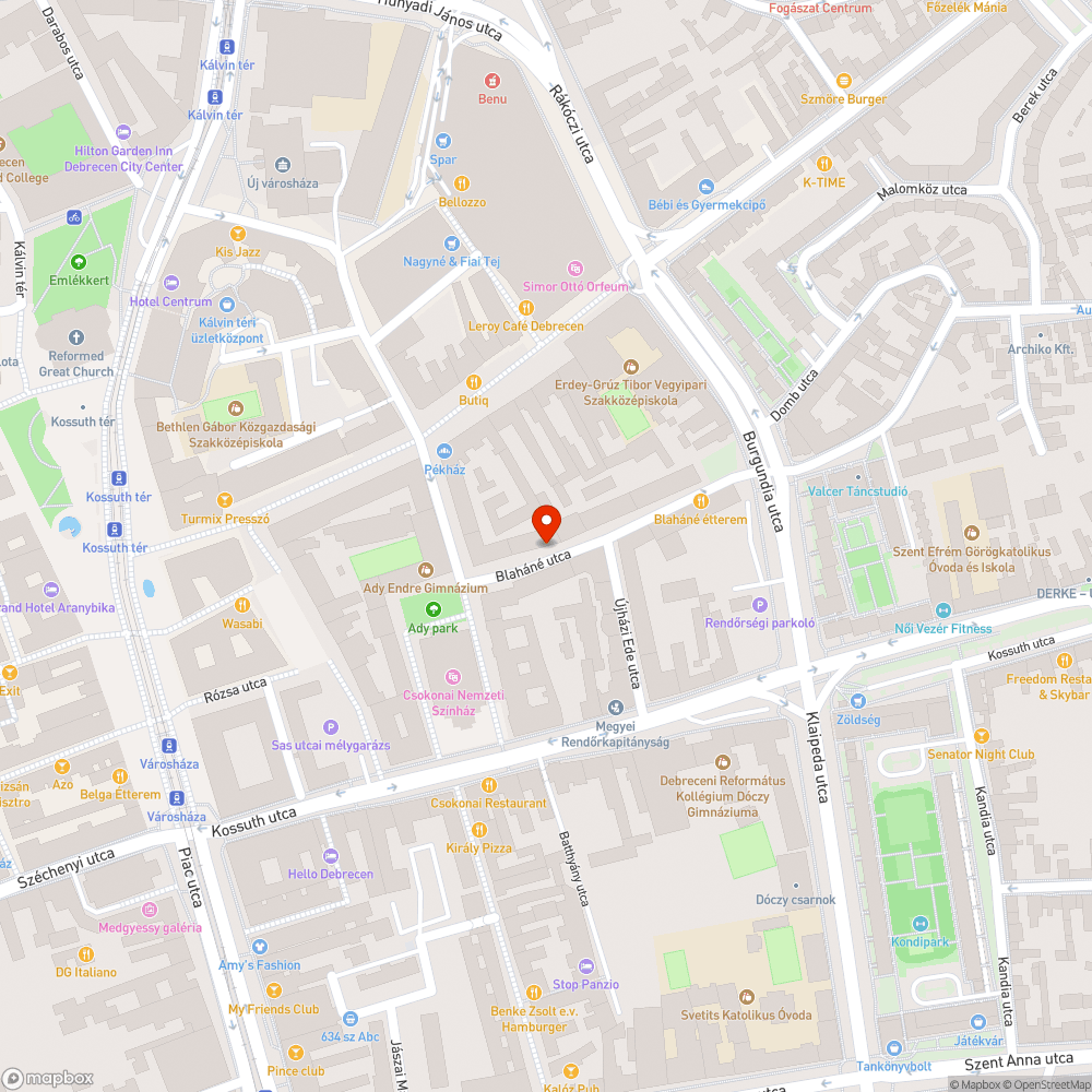 Rozsdás lemez bejelentés helye