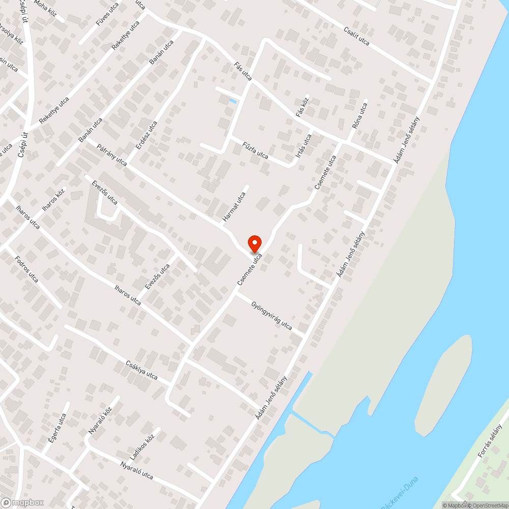 Kátyúsodás bejelentés helye