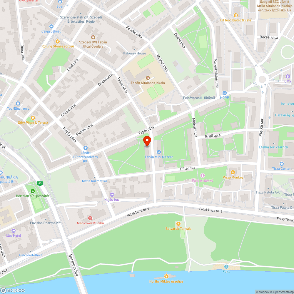 Feltört jàrdarész bejelentés helye