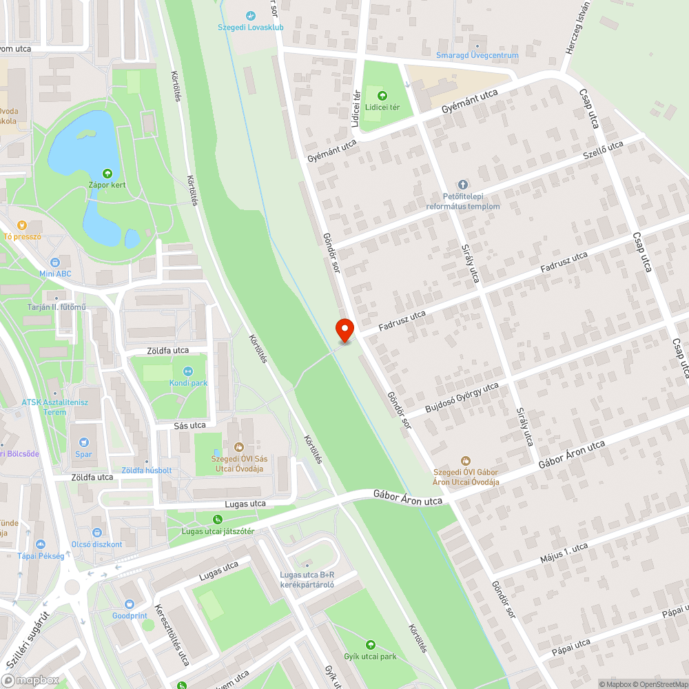 Szemetes környezet bejelentés helye