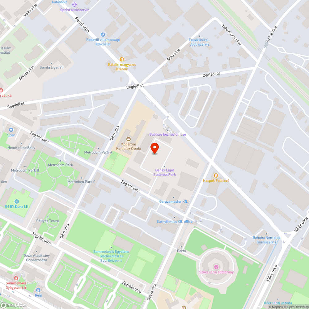 Hatalmas kátyúk a Fogadó utcában bejelentés helye