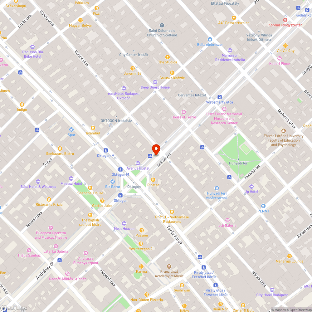 Mi történik az Andrássyn? bejelentés helye