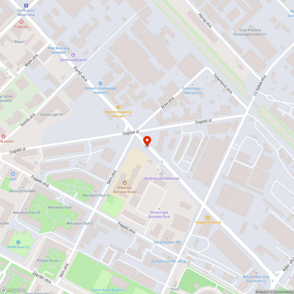 Kidöntött jelzőlámpa bejelentés helye