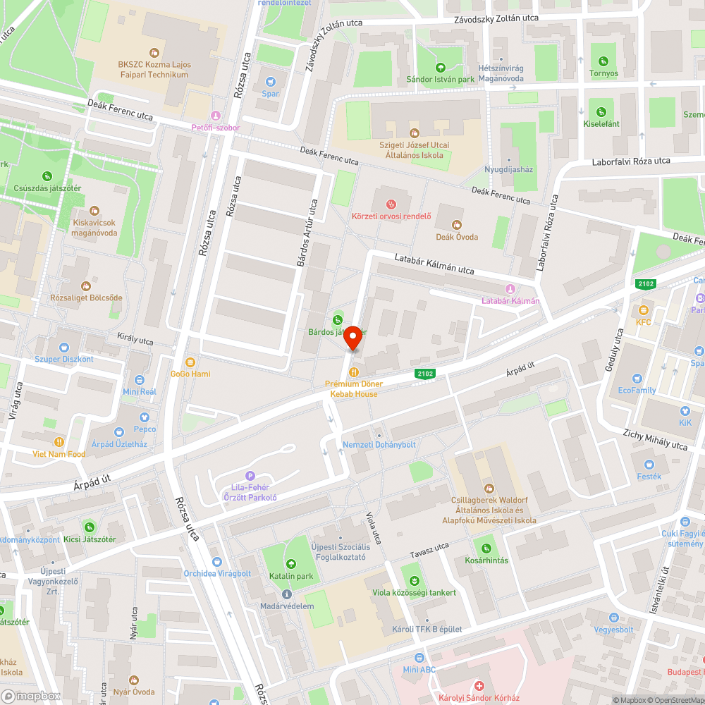 El nem vitt hulladék bejelentés helye