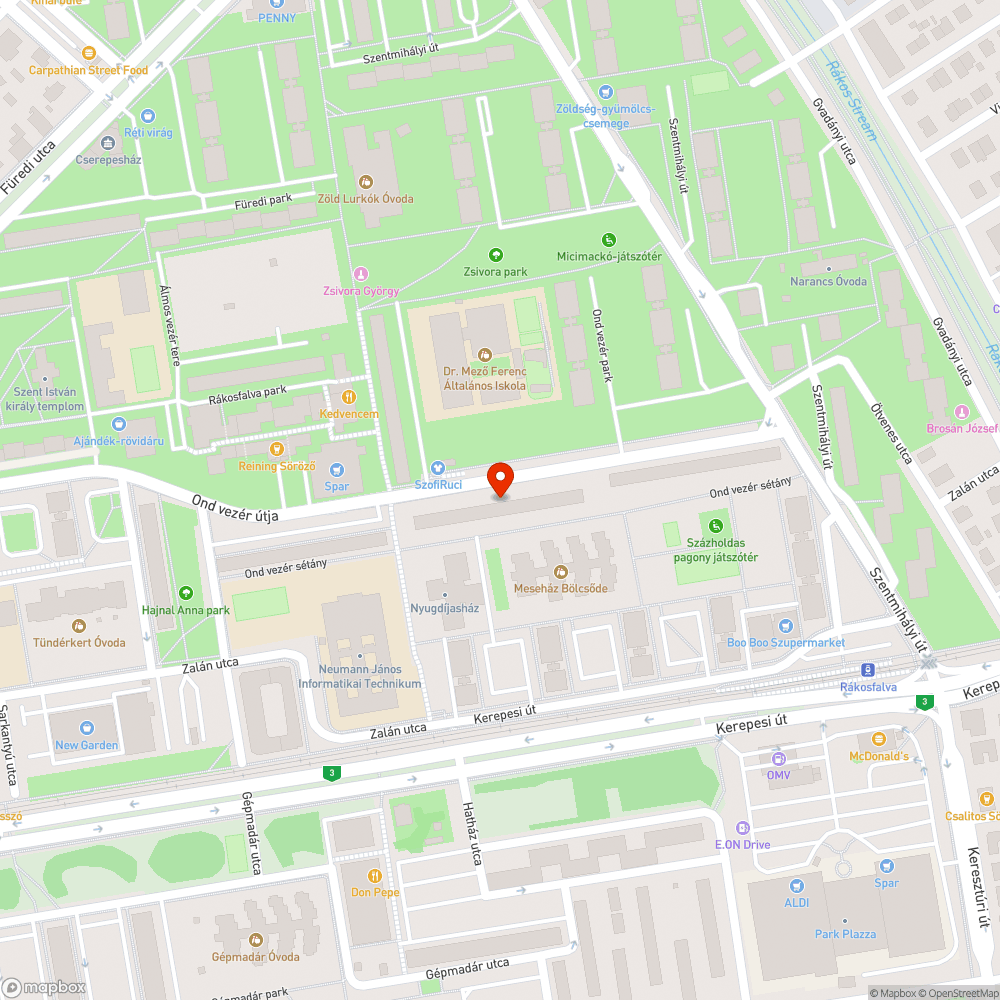 Elhagyott roncs autó bejelentés helye