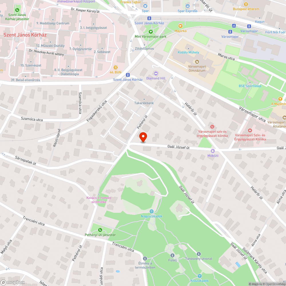 Lomis lakat a Gaál József utca 19. előtt bejelentés helye