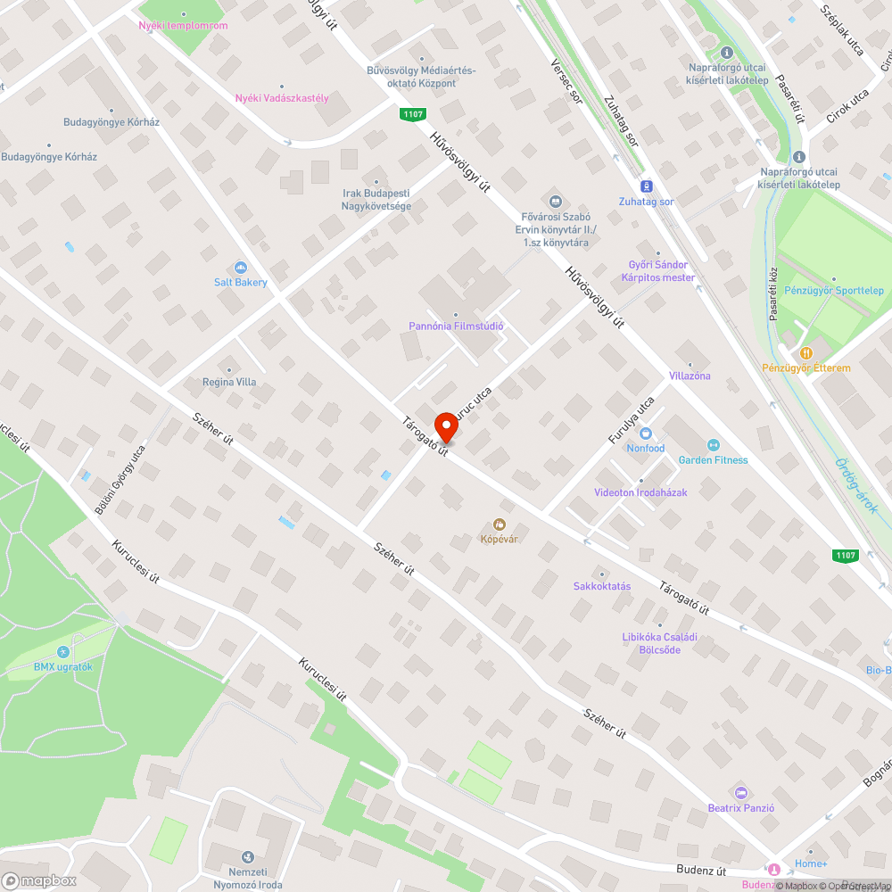 Problémás autók a Tárogatón bejelentés helye