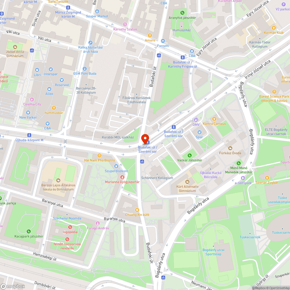 Hiányzó fényterelő bejelentés helye