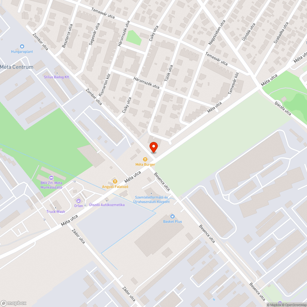 Kidöntött jelzőtábla bejelentés helye