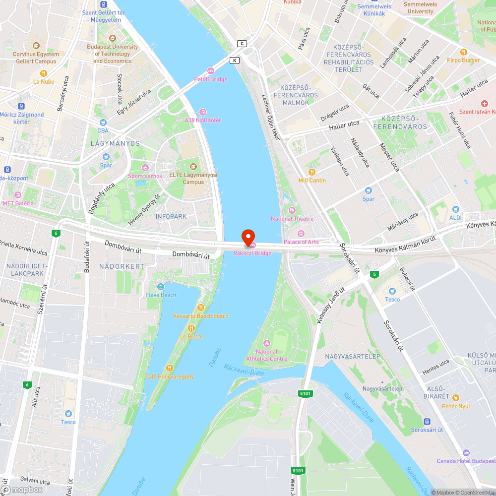 Régóta nem takarított Rákóczi híd hídfők bejelentés helye