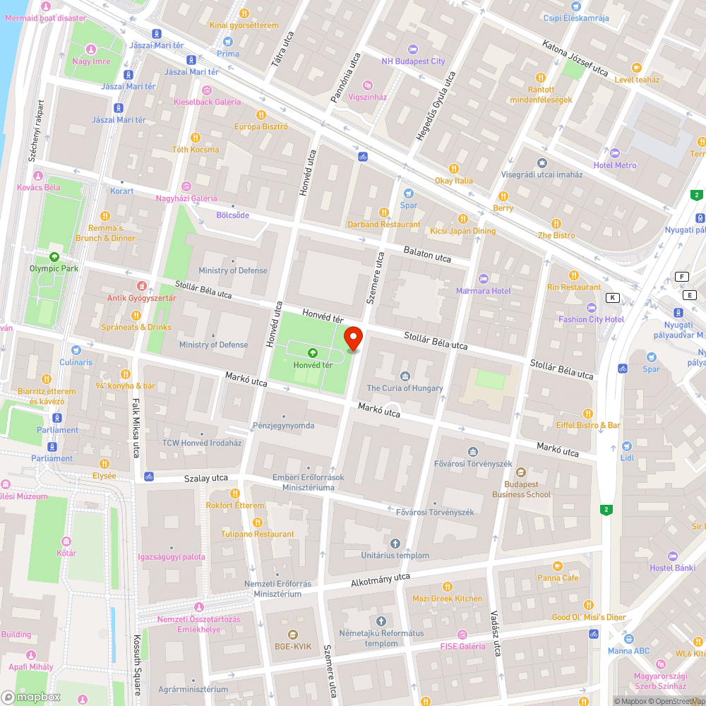 Üres fahely bejelentés helye