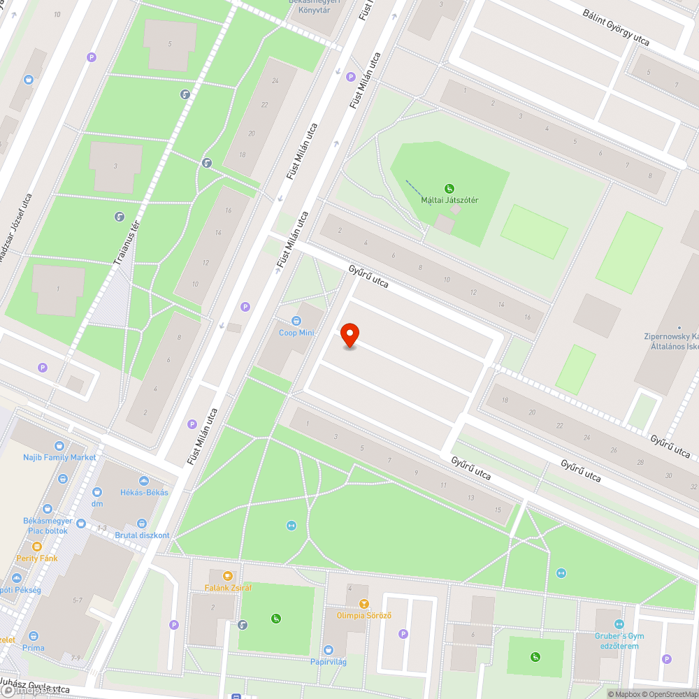 Téglák és betontömbök bejelentés helye