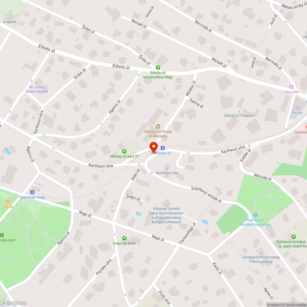 Hullik a zöldhulladék a Karthauzi útra bejelentés helye