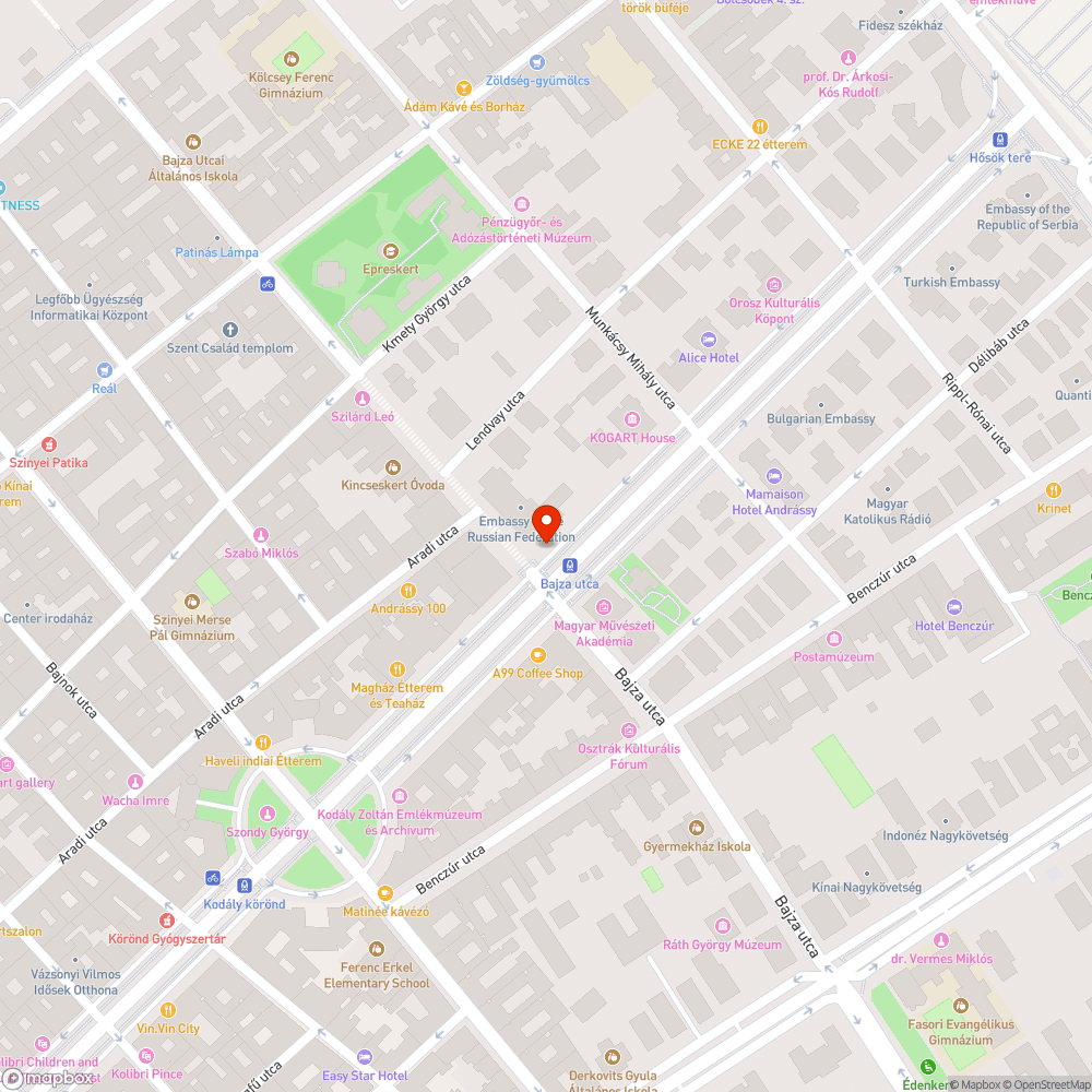 Kátyú a zebrán bejelentés helye