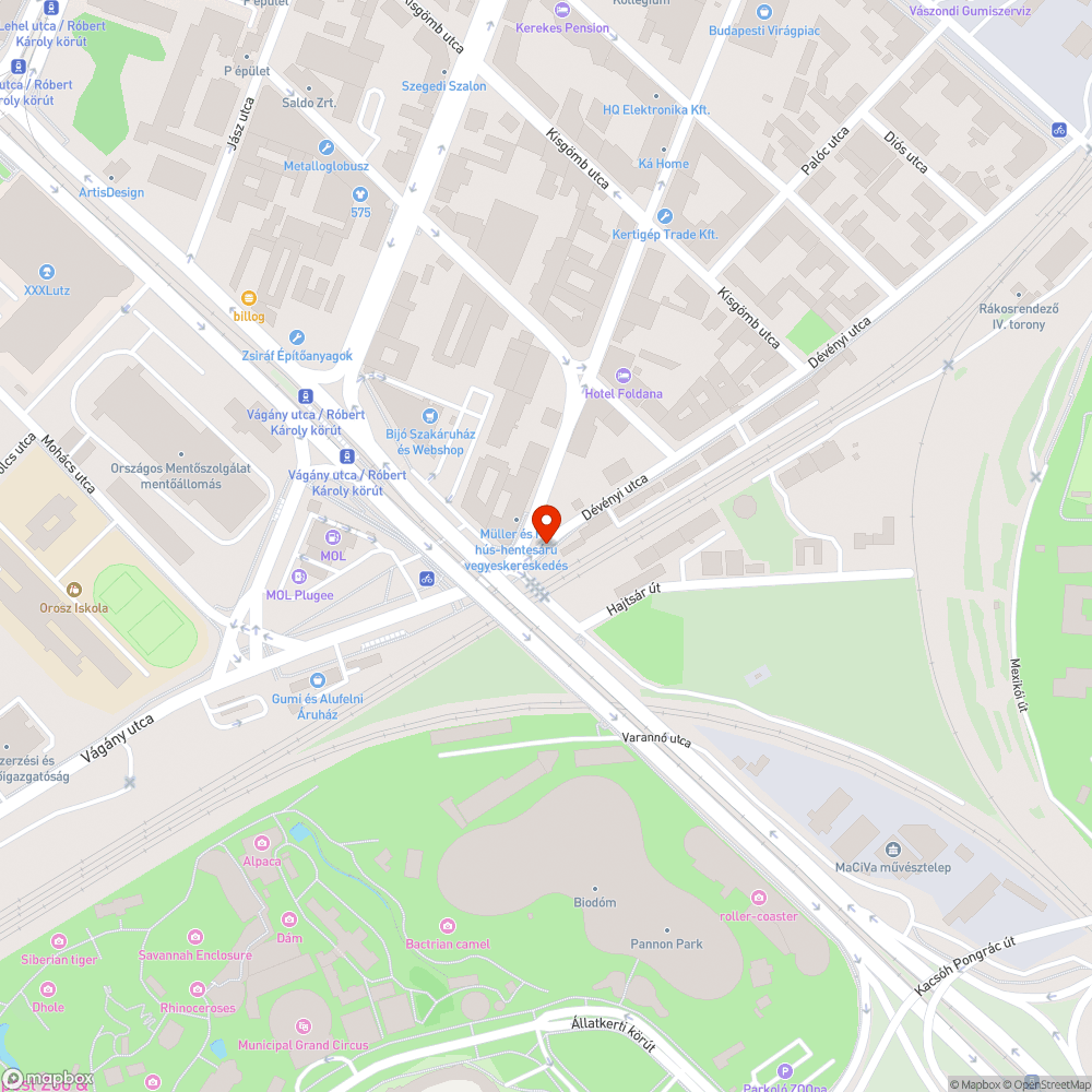 Alacsonyan lévő táblák bejelentés helye