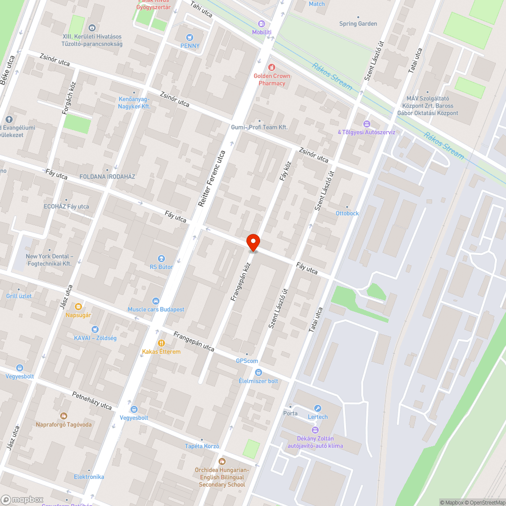 Alacsonyan lévő táblák bejelentés helye