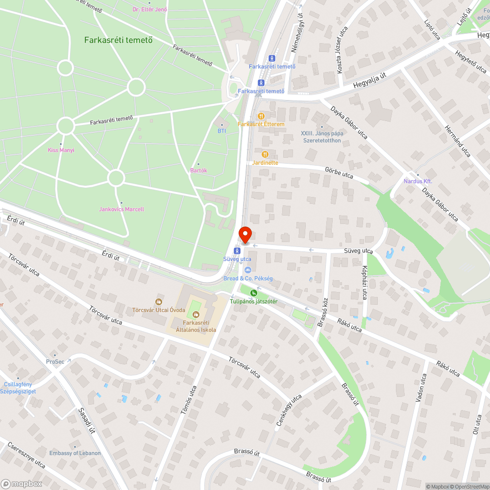 Megdőlt oszlop bejelentés helye