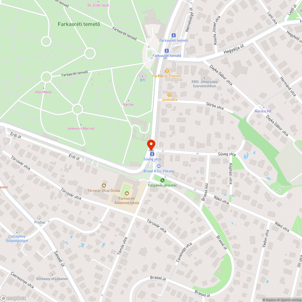 Kopott pad bejelentés helye