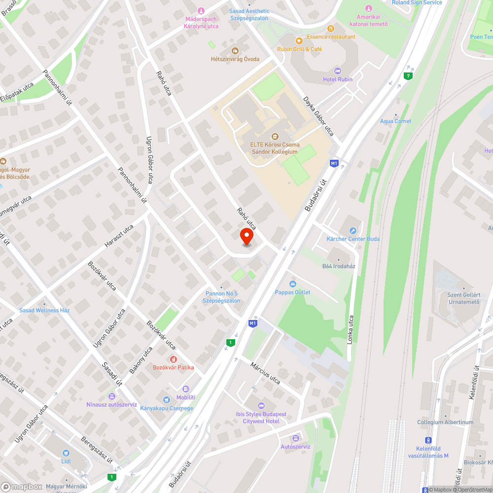 Mély kátyú bejelentés helye