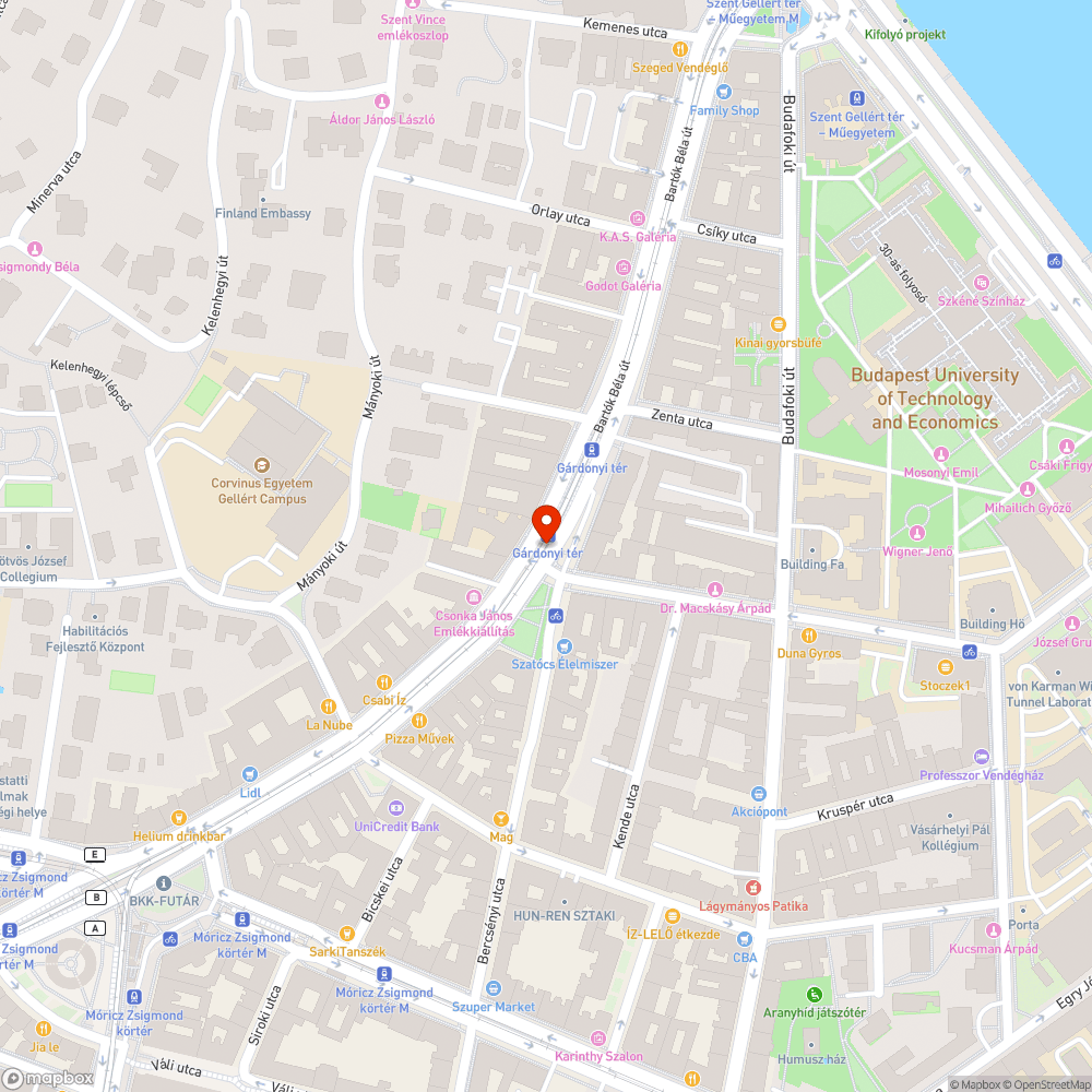 Kiégett lámpa bejelentés helye