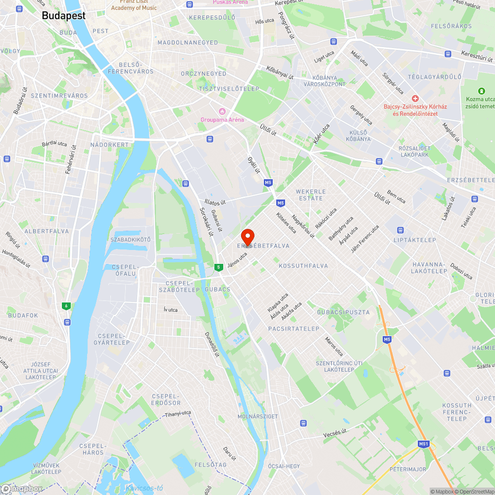 Elhagyott szemét bejelentés helye