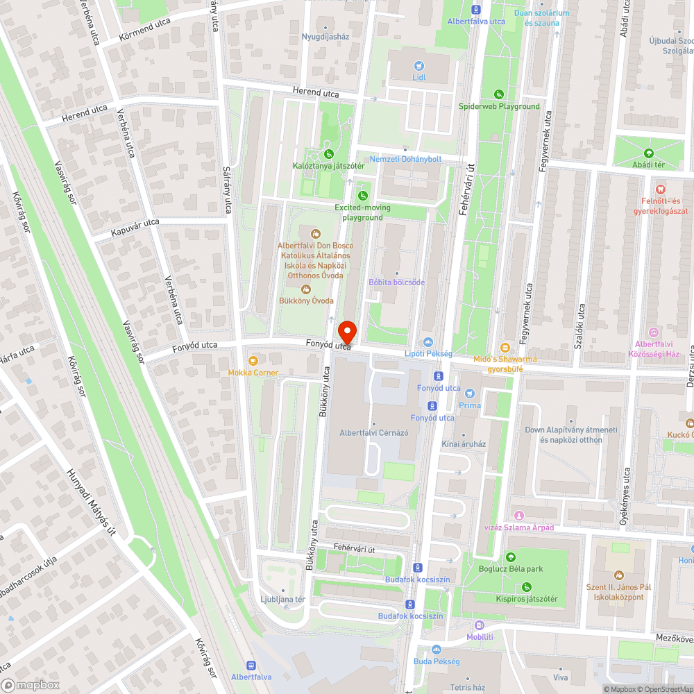 Elhagyatott furgon bejelentés helye