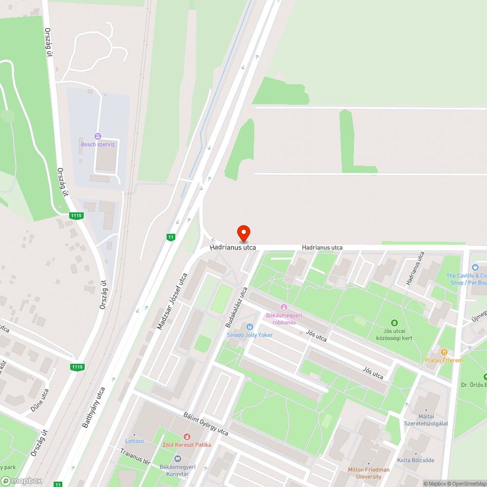 Kopott pad bejelentés helye