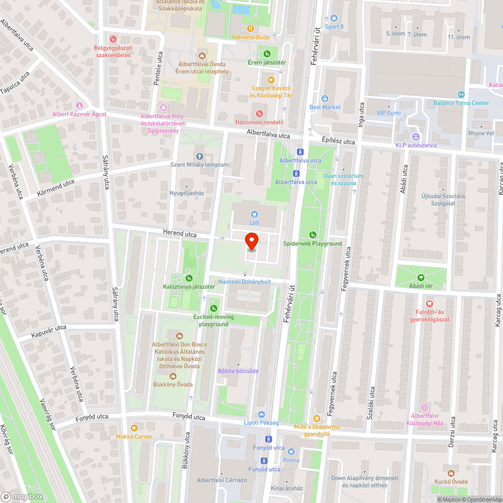 Elhagyott Yaris bejelentés helye