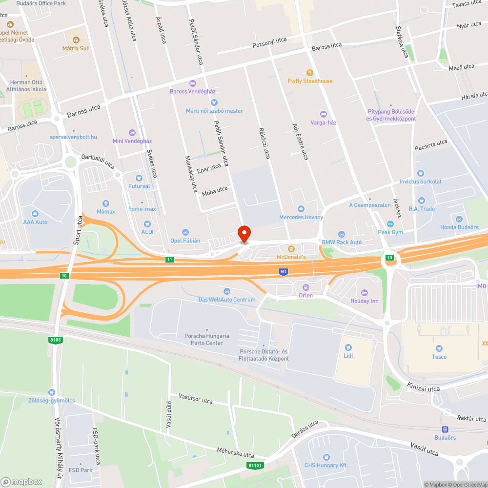 Balesetveszélyes kereszteződés bejelentés helye