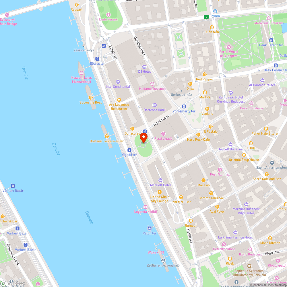 Vigadó tér dísz-tiszafabokrok pótlása bejelentés helye