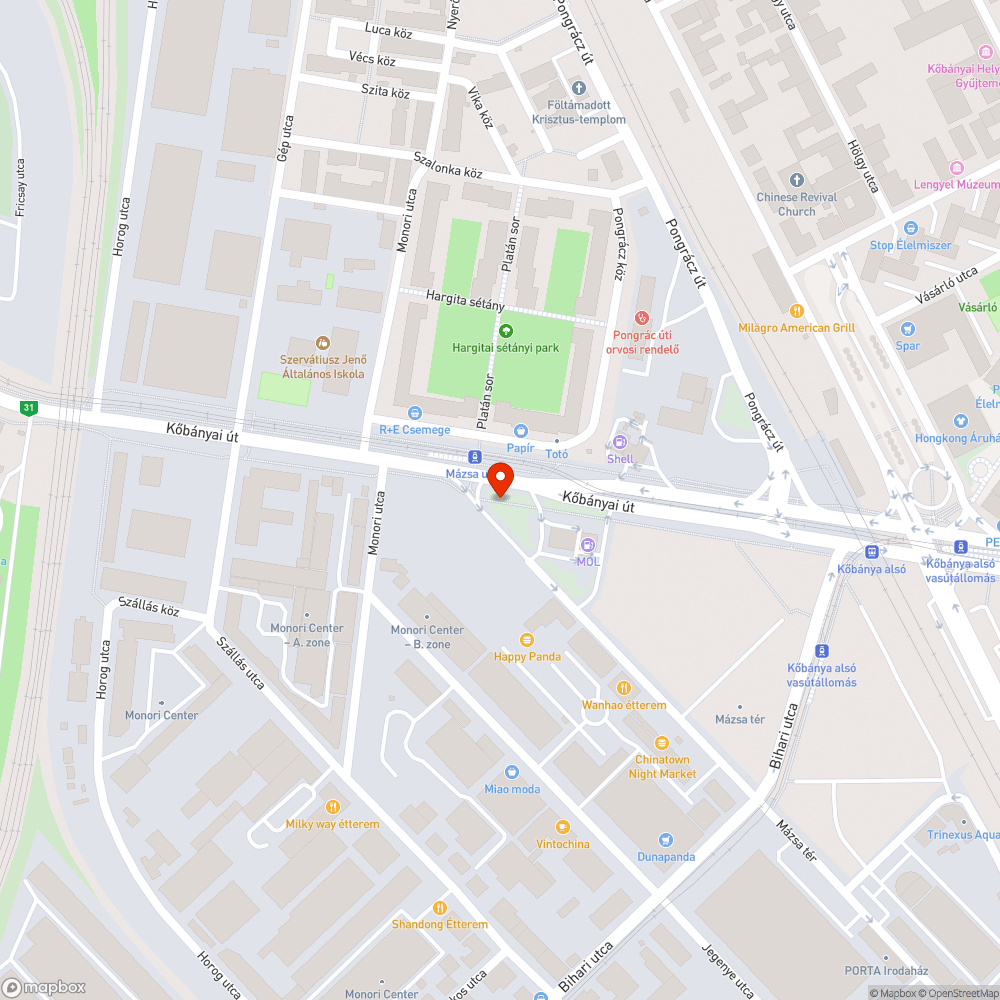 Tönkrement járdaszakasz , kiálló acélvas bejelentés helye