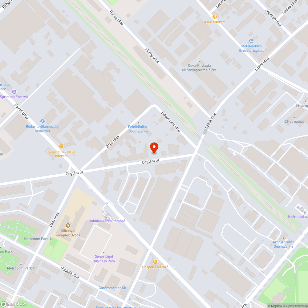 Alámosott járda bejelentés helye