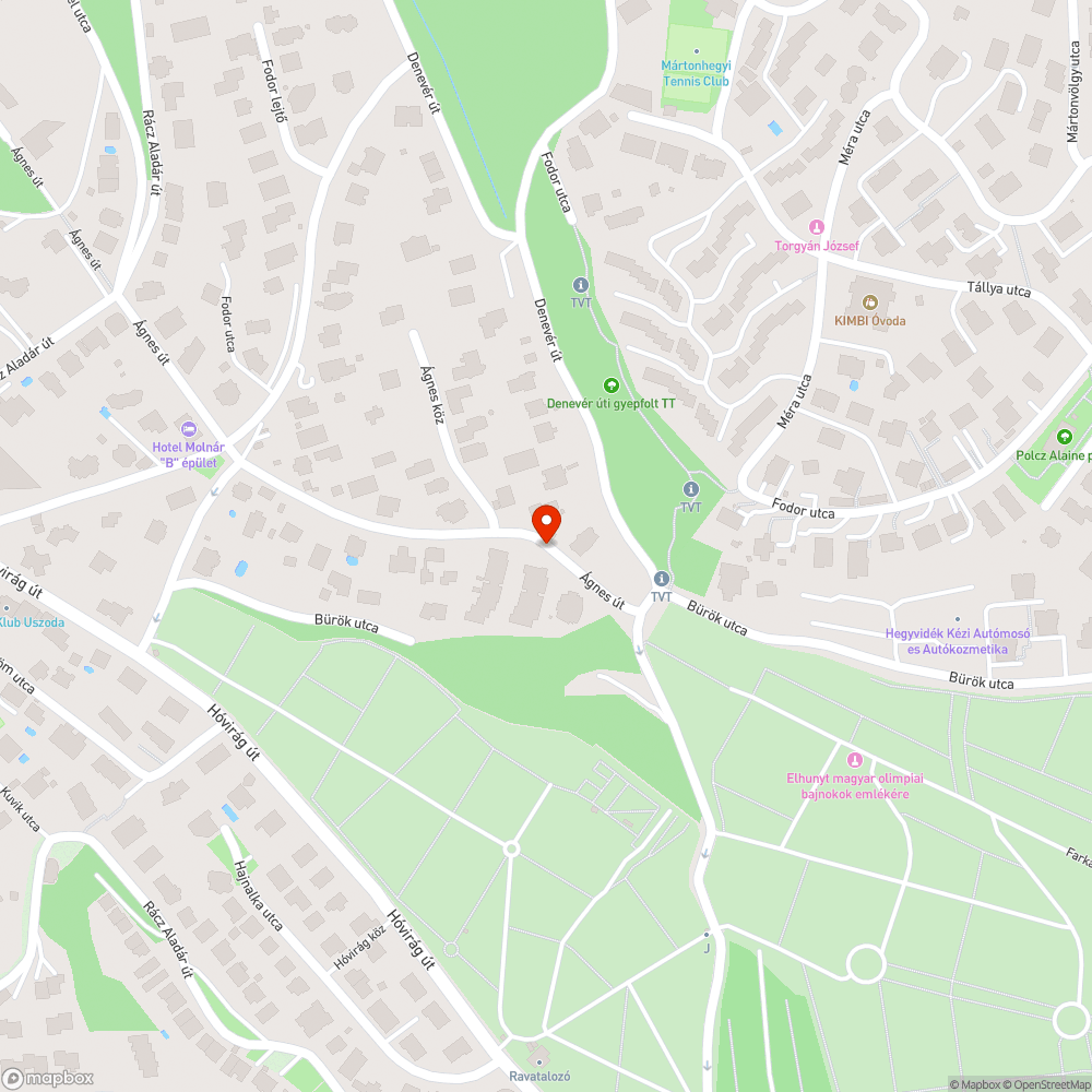 Fekvőrendőrből kifordult kockakő Ágnes úton bejelentés helye