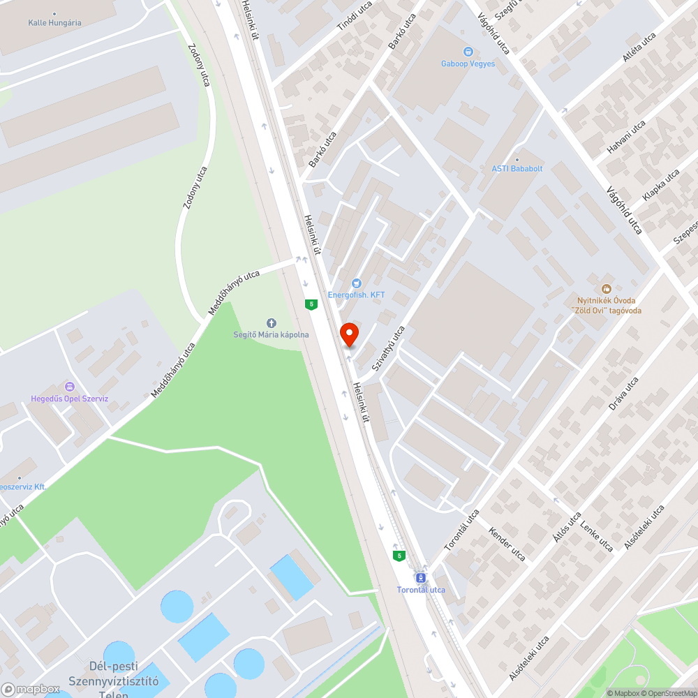 Hiányzó kerékpáros felfestés bejelentés helye